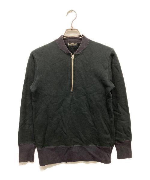PIONEER TAILORING（パイオニアテーラリング）PIONEER TAILORING (パイオニアテーラリング) ハーフジップスウェット ブラック サイズ:Freeの古着・服飾アイテム