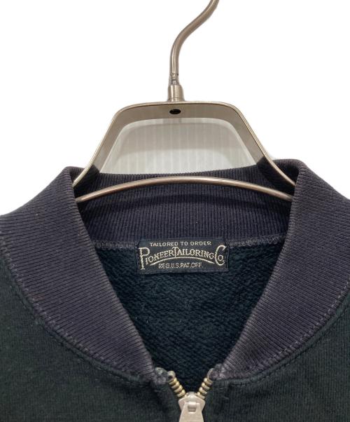 PIONEER TAILORING（パイオニアテーラリング）PIONEER TAILORING (パイオニアテーラリング) ハーフジップスウェット ブラック サイズ:Freeの古着・服飾アイテム
