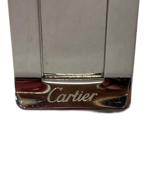 Cartier（カルティエ）Cartier (カルティエ) マネークリップ シルバー×ブラックの古着・服飾アイテム