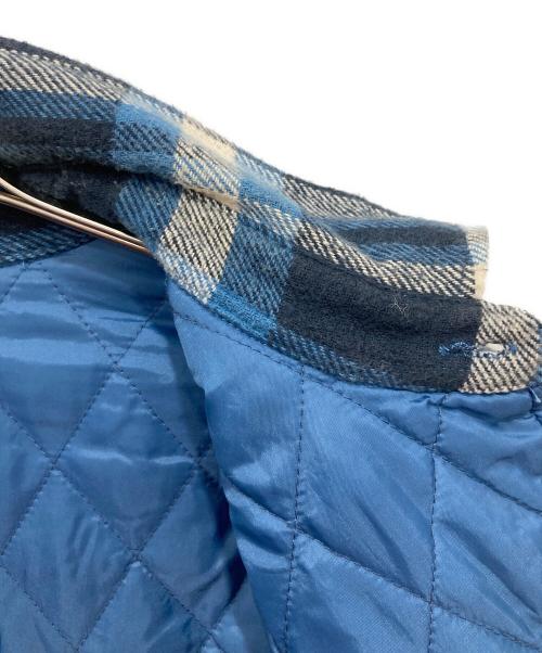 SUPREME（シュプリーム）SUPREME (シュプリーム) Quilted Arc Logo Flannel Shirt インディゴ サイズ:Mの古着・服飾アイテム