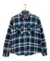 SUPREME（シュプリーム）の古着「Quilted Arc Logo Flannel Shirt」｜インディゴ