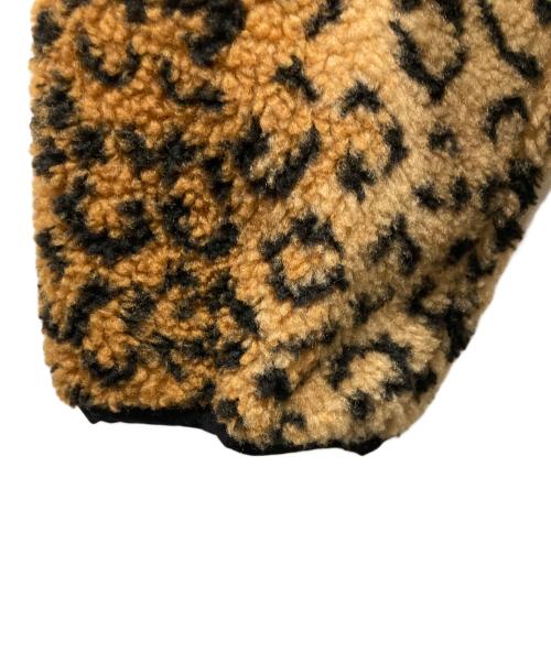 SUPREME（シュプリーム）SUPREME (シュプリーム) Leopard Fleece Reversible Jacket ブラウン×ブラック サイズ:Mの古着・服飾アイテム