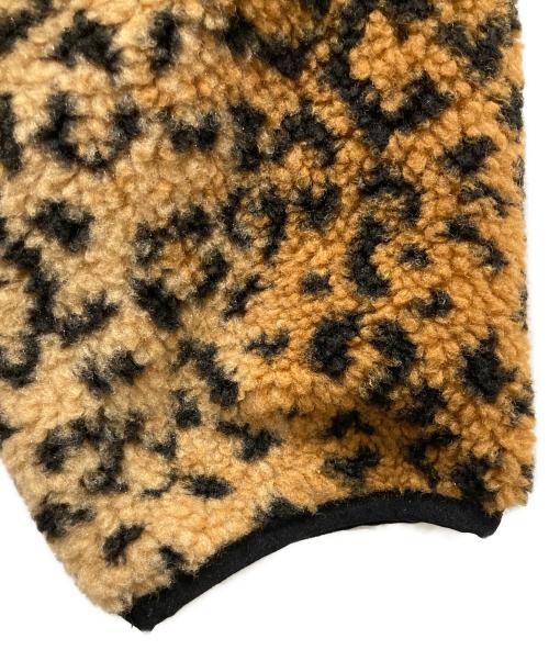 SUPREME（シュプリーム）SUPREME (シュプリーム) Leopard Fleece Reversible Jacket ブラウン×ブラック サイズ:Mの古着・服飾アイテム