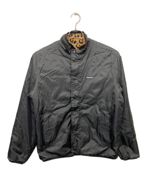 SUPREME（シュプリーム）SUPREME (シュプリーム) Leopard Fleece Reversible Jacket ブラウン×ブラック サイズ:Mの古着・服飾アイテム