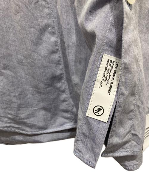 NEIGHBORHOOD（ネイバーフッド）NEIGHBORHOOD (ネイバーフッド) クロス エンブロイダリー シャツ ブルー サイズ:Lの古着・服飾アイテム