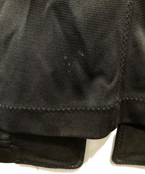 ISSEY MIYAKE MEN（イッセイミヤケメン）ISSEY MIYAKE MEN (イッセイミヤケメン) 脱色加工ノーカラージャケット ブラック×ブラウン サイズ:Sの古着・服飾アイテム