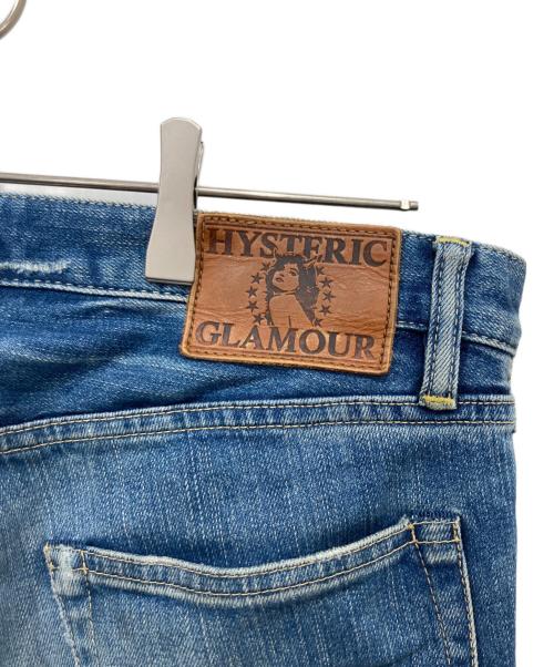 Hysteric Glamour（ヒステリックグラマー）Hysteric Glamour (ヒステリックグラマー) 音符スタッズデニムパンツ インディゴ サイズ:W30の古着・服飾アイテム