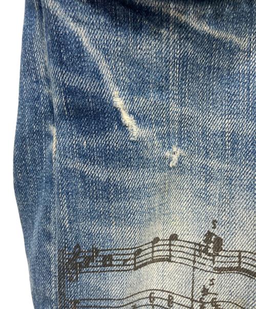 Hysteric Glamour（ヒステリックグラマー）Hysteric Glamour (ヒステリックグラマー) 音符スタッズデニムパンツ インディゴ サイズ:W30の古着・服飾アイテム