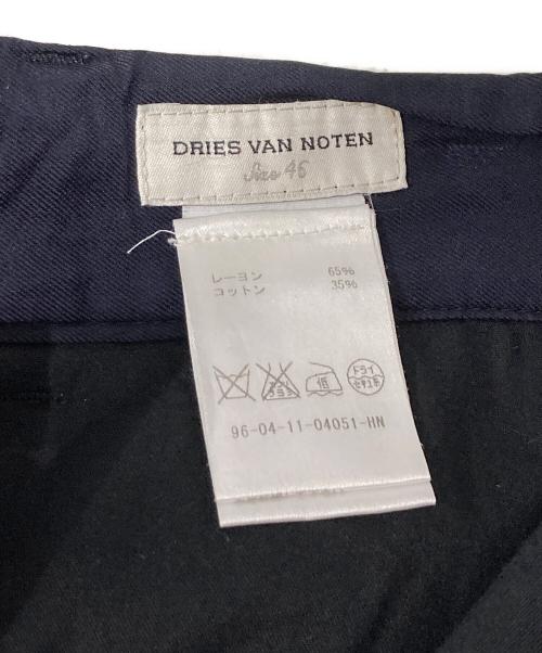 DRIES VAN NOTEN（ドリスヴァンノッテン）DRIES VAN NOTEN (ドリスヴァンノッテン) スラックス ネイビー サイズ:46の古着・服飾アイテム