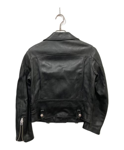 Acne studios（アクネ ストゥディオズ）Acne studios (アクネ ストゥディオズ) レザージャケット ブラック サイズ:34の古着・服飾アイテム