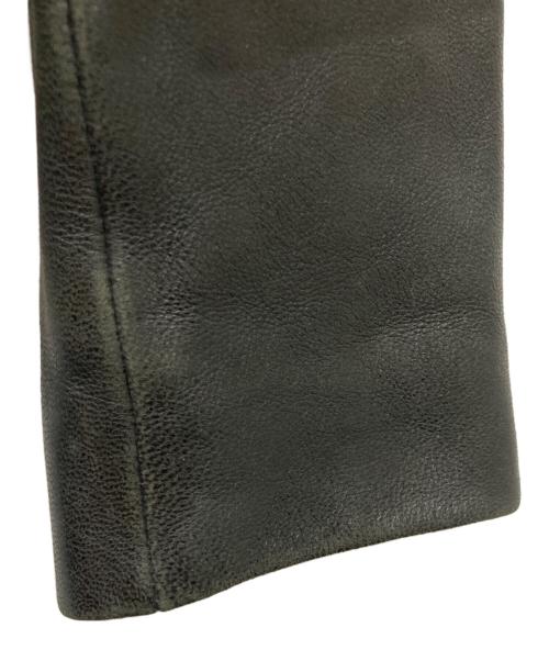 Acne studios（アクネ ストゥディオズ）Acne studios (アクネ ストゥディオズ) レザージャケット ブラック サイズ:34の古着・服飾アイテム