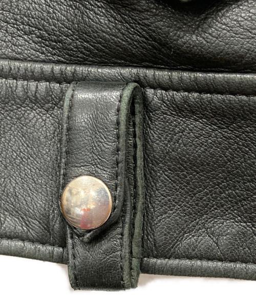 Acne studios（アクネ ストゥディオズ）Acne studios (アクネ ストゥディオズ) レザージャケット ブラック サイズ:34の古着・服飾アイテム