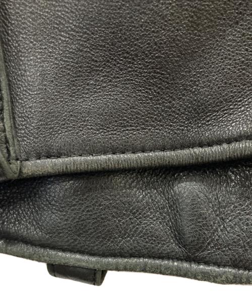 Acne studios（アクネ ストゥディオズ）Acne studios (アクネ ストゥディオズ) レザージャケット ブラック サイズ:34の古着・服飾アイテム