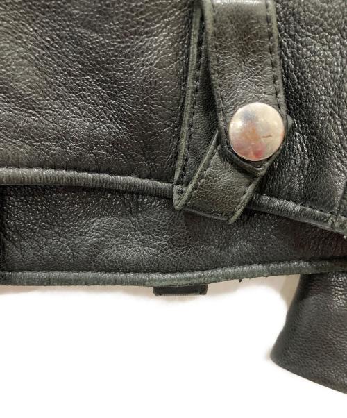 Acne studios（アクネ ストゥディオズ）Acne studios (アクネ ストゥディオズ) レザージャケット ブラック サイズ:34の古着・服飾アイテム