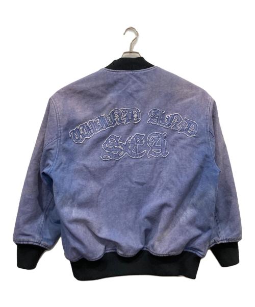 WIND AND SEA（ウィンダンシー）WIND AND SEA (ウィンダンシー) WASH CANVAS JACKET ブルー サイズ:XLの古着・服飾アイテム