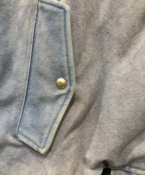 WIND AND SEA（ウィンダンシー）WIND AND SEA (ウィンダンシー) WASH CANVAS JACKET ブルー サイズ:XLの古着・服飾アイテム