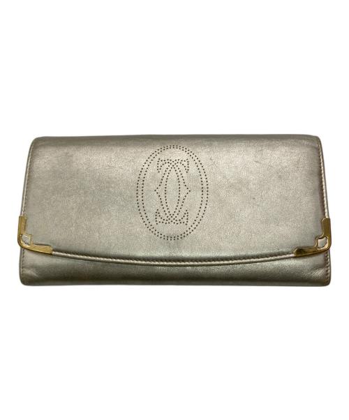 Cartier（カルティエ）Cartier (カルティエ) 長財布 シルバーの古着・服飾アイテム