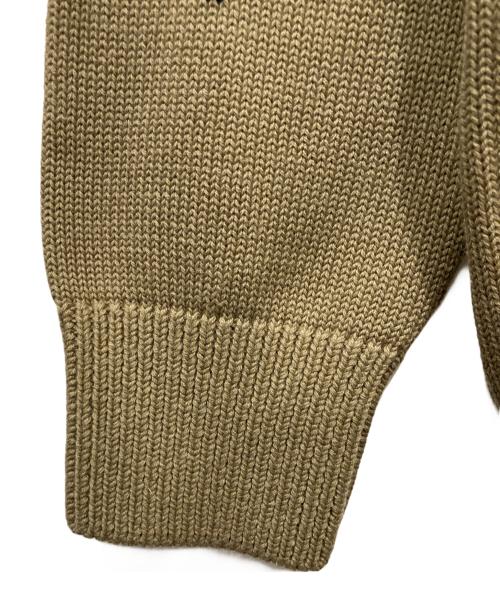 F.C.R.B.（エフシーレアルブリストル）F.C.R.B. (エフシーレアルブリストル) SLEEVE AUTHENTIC LOGO CREWNECK KNIT カーキ サイズ:Sの古着・服飾アイテム