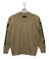 F.C.R.B. (エフシーレアルブリストル) SLEEVE AUTHENTIC LOGO CREWNECK KNIT カーキ サイズ:S：14000円