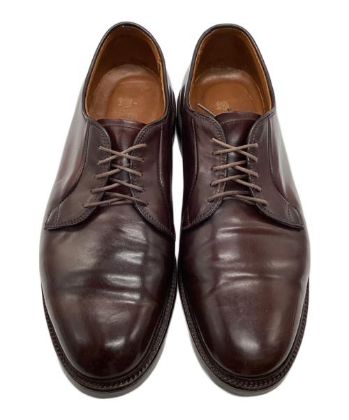 Alden（オールデン）ALDEN (オールデン) コードバンプレーントゥシューズ ブラウン サイズ:9の古着・服飾アイテム