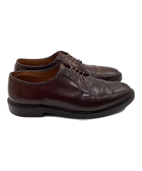 Alden（オールデン）ALDEN (オールデン) コードバンプレーントゥシューズ ブラウン サイズ:9の古着・服飾アイテム