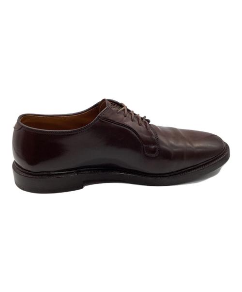 Alden（オールデン）ALDEN (オールデン) コードバンプレーントゥシューズ ブラウン サイズ:9の古着・服飾アイテム