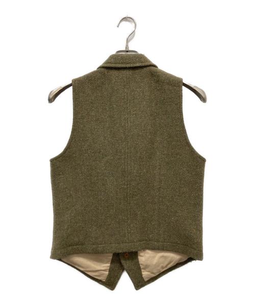 NIGEL CABOURN（ナイジェルケーボン）NIGEL CABOURN (ナイジェルケーボン) Harris Tweed (ハリスツイード) マロリーベスト カーキ サイズ:46の古着・服飾アイテム