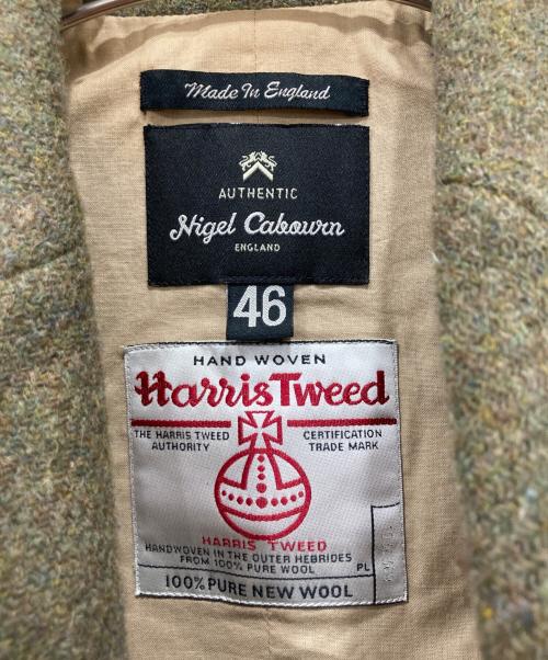 NIGEL CABOURN（ナイジェルケーボン）NIGEL CABOURN (ナイジェルケーボン) Harris Tweed (ハリスツイード) マロリーベスト カーキ サイズ:46の古着・服飾アイテム
