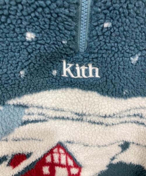 KITH（キス）KITH (キス) Claremont Sherpa Quarter Zip グリーン サイズ:Lの古着・服飾アイテム