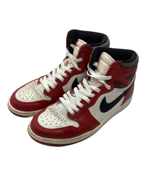 NIKE（ナイキ）NIKE (ナイキ) AIR JORDAN 1 RETRO HIGH OG レッド サイズ:US8の古着・服飾アイテム