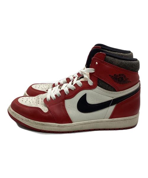 NIKE（ナイキ）NIKE (ナイキ) AIR JORDAN 1 RETRO HIGH OG レッド サイズ:US8の古着・服飾アイテム