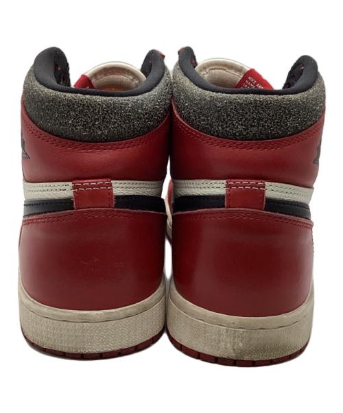 NIKE（ナイキ）NIKE (ナイキ) AIR JORDAN 1 RETRO HIGH OG レッド サイズ:US8の古着・服飾アイテム