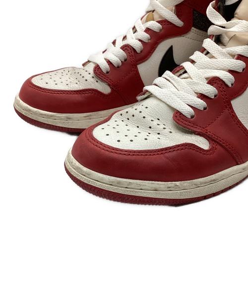 NIKE（ナイキ）NIKE (ナイキ) AIR JORDAN 1 RETRO HIGH OG レッド サイズ:US8の古着・服飾アイテム