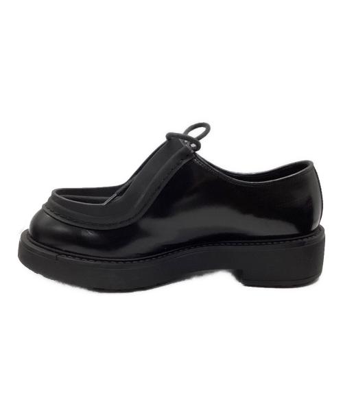 PRADA（プラダ）PRADA (プラダ) Diapason opaque brushedシューズ ブラック サイズ:6の古着・服飾アイテム