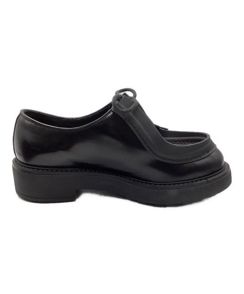 PRADA（プラダ）PRADA (プラダ) Diapason opaque brushedシューズ ブラック サイズ:6の古着・服飾アイテム