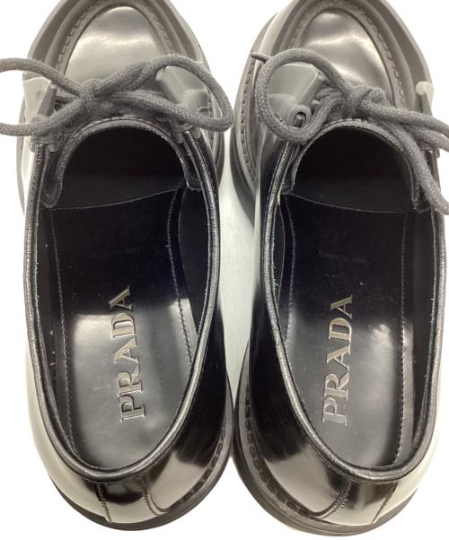 PRADA（プラダ）PRADA (プラダ) Diapason opaque brushedシューズ ブラック サイズ:6の古着・服飾アイテム