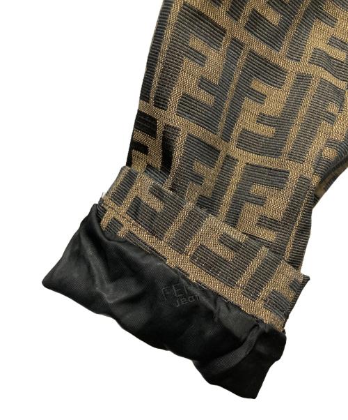 FENDI（フェンディ）FENDI (フェンディ) ズッカ柄ハーフコート ブラウン サイズ:40の古着・服飾アイテム