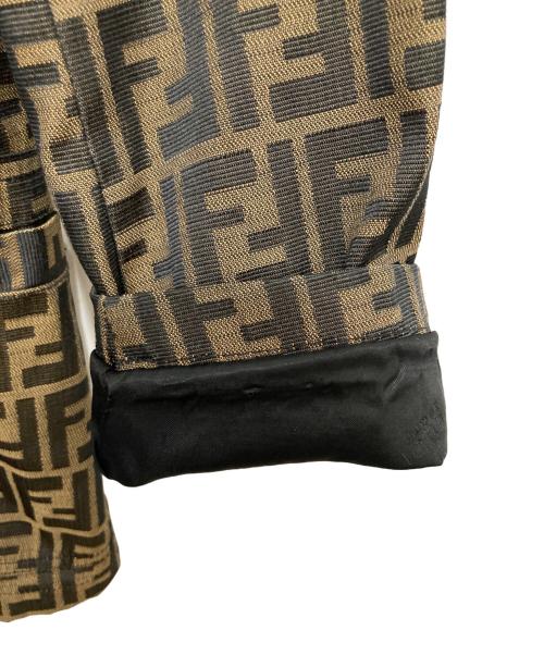 FENDI（フェンディ）FENDI (フェンディ) ズッカ柄ハーフコート ブラウン サイズ:40の古着・服飾アイテム