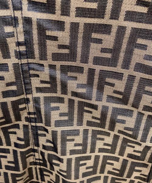 FENDI（フェンディ）FENDI (フェンディ) ズッカ柄ハーフコート ブラウン サイズ:40の古着・服飾アイテム