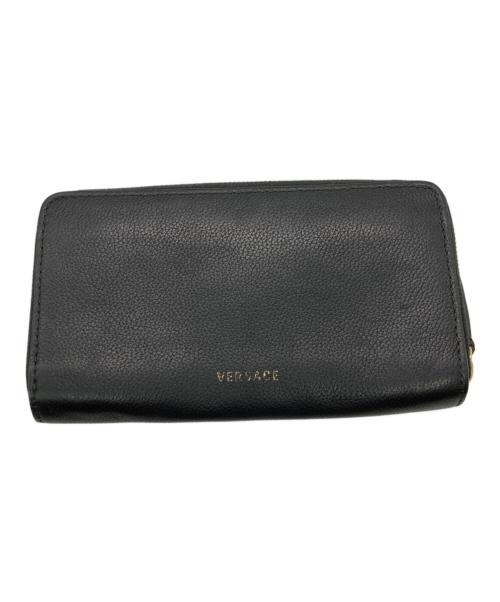 VERSACE（ヴェルサーチ）VERSACE (ヴェルサーチ) ラ メドゥーサウォレット ブラックの古着・服飾アイテム