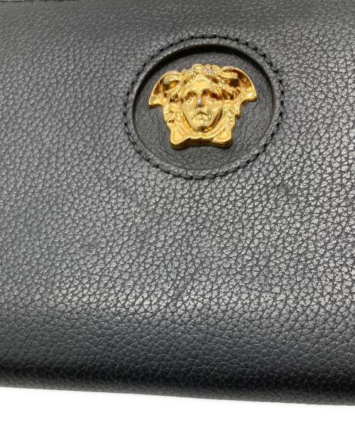 VERSACE（ヴェルサーチ）VERSACE (ヴェルサーチ) ラ メドゥーサウォレット ブラックの古着・服飾アイテム