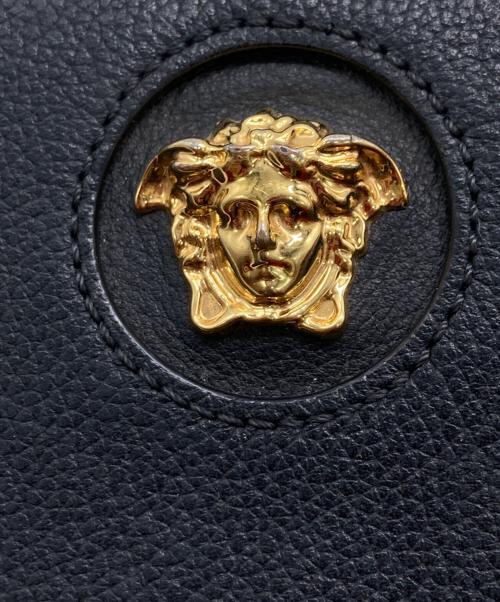 VERSACE（ヴェルサーチ）VERSACE (ヴェルサーチ) ラ メドゥーサウォレット ブラックの古着・服飾アイテム