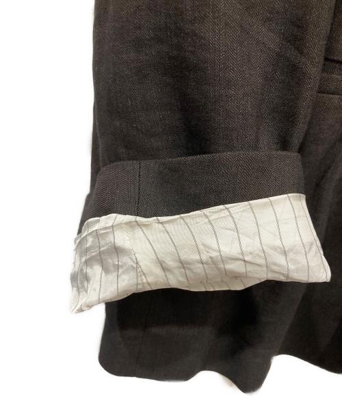 STUDIO NICHOLSON（スタジオ ニコルソン）STUDIO NICHOLSON (スタジオ ニコルソン) DABURU JACKET ブラウン サイズ:Lの古着・服飾アイテム