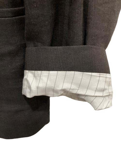 STUDIO NICHOLSON（スタジオ ニコルソン）STUDIO NICHOLSON (スタジオ ニコルソン) DABURU JACKET ブラウン サイズ:Lの古着・服飾アイテム