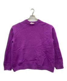 STUDIO NICHOLSON（スタジオ ニコルソン）の古着「HEMYL ENGLISH LAMBSWOOL」｜パープル