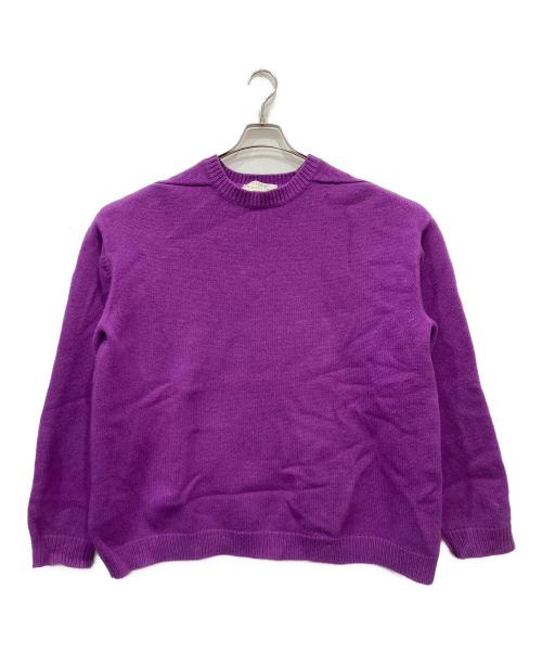 STUDIO NICHOLSON（スタジオ ニコルソン）STUDIO NICHOLSON (スタジオ ニコルソン) HEMYL ENGLISH LAMBSWOOL パープル サイズ:Lの古着・服飾アイテム