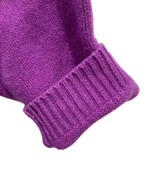 STUDIO NICHOLSON（スタジオ ニコルソン）STUDIO NICHOLSON (スタジオ ニコルソン) HEMYL ENGLISH LAMBSWOOL パープル サイズ:Lの古着・服飾アイテム