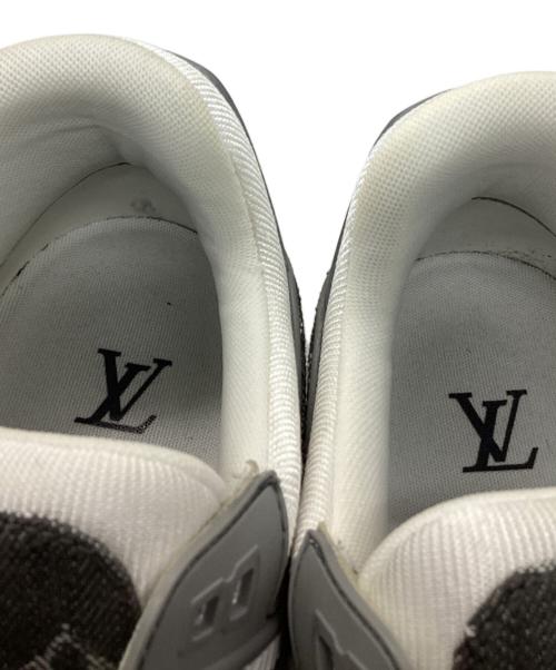 LOUIS VUITTON（ルイ ヴィトン）LOUIS VUITTON (ルイ ヴィトン) LV トレイナー スニーカー ホワイト×グレー サイズ:10の古着・服飾アイテム