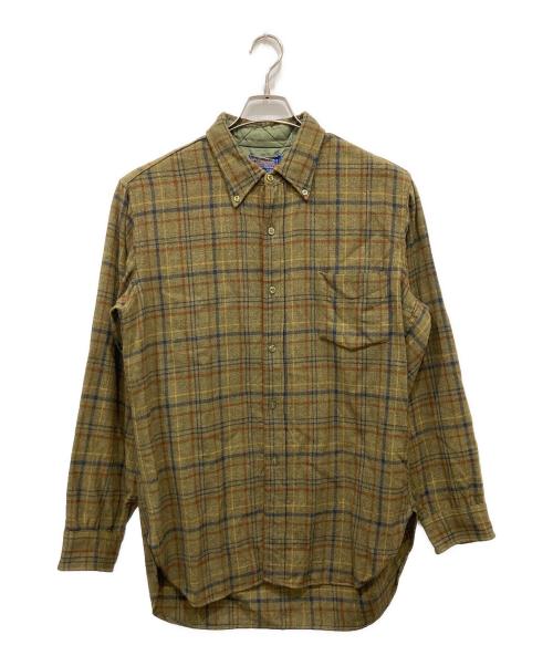 PENDLETON（ペンドルトン）PENDLETON (ペンドルトン) ネルシャツ カーキ サイズ:Lの古着・服飾アイテム