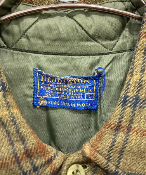 PENDLETON（ペンドルトン）PENDLETON (ペンドルトン) ネルシャツ カーキ サイズ:Lの古着・服飾アイテム